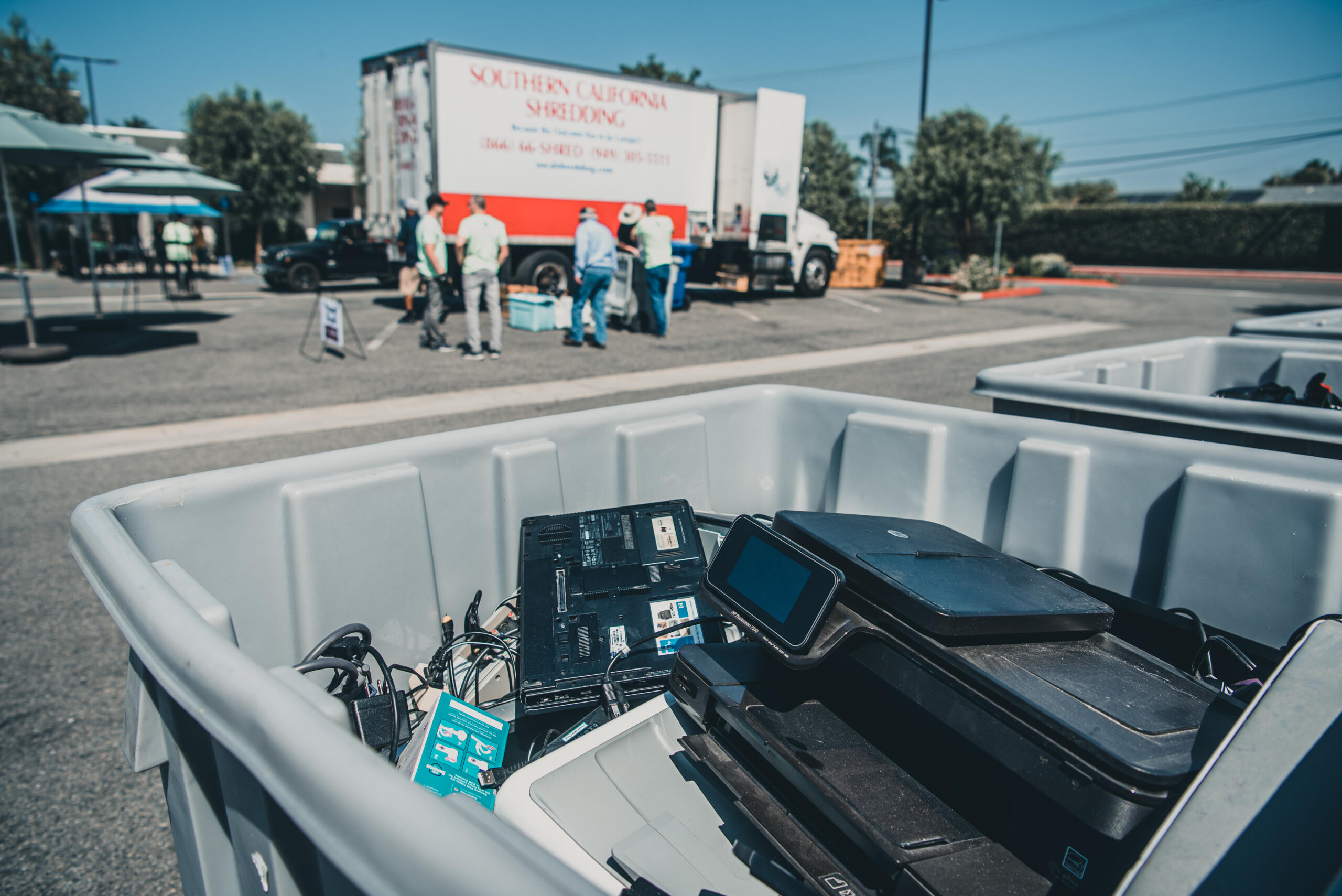 E-waste - Recycling - Green and Clean Shred Event